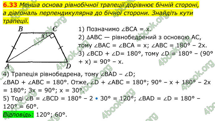 ГДЗ Геометрія 8 клас Істер (2025)