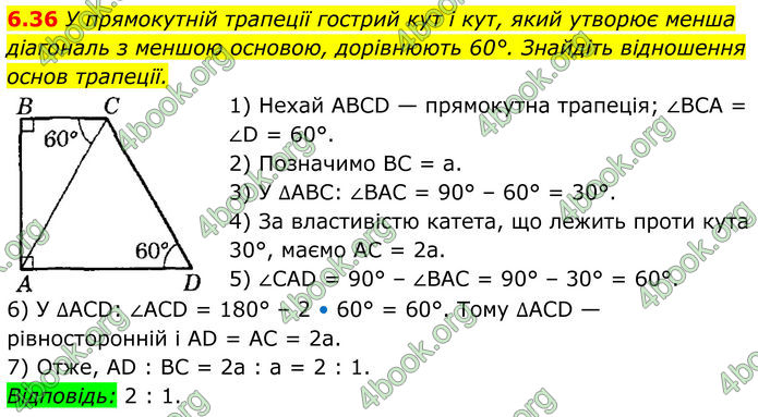 ГДЗ Геометрія 8 клас Істер (2025)
