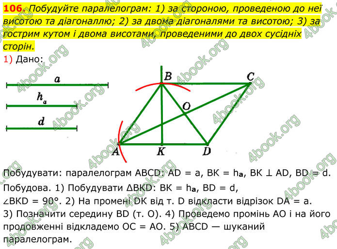 ГДЗ Геометрія 8 клас Мерзляк (2025)