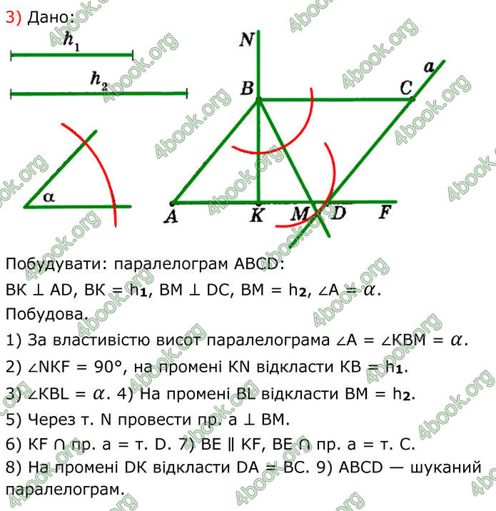 ГДЗ Геометрія 8 клас Мерзляк (2025)