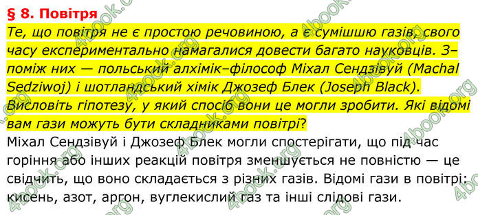 ГДЗ Хімія 8 клас Григорович (2025)