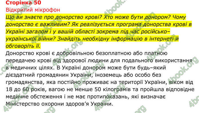 ГДЗ Біологія 8 клас Тагліна (2025)
