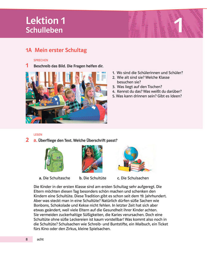 Підручник Німецька мова 8 клас Басай (2025)