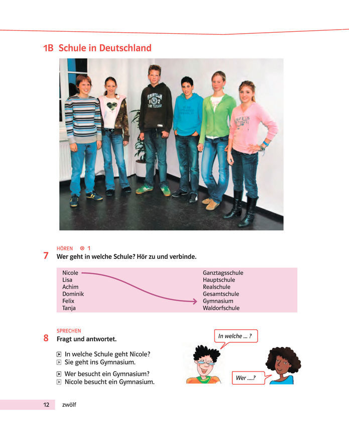 Підручник Німецька мова 8 клас Басай (2025)