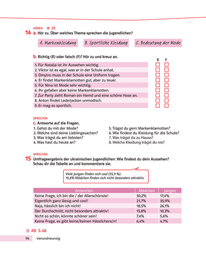 Підручник Німецька мова 8 клас Басай (2025)