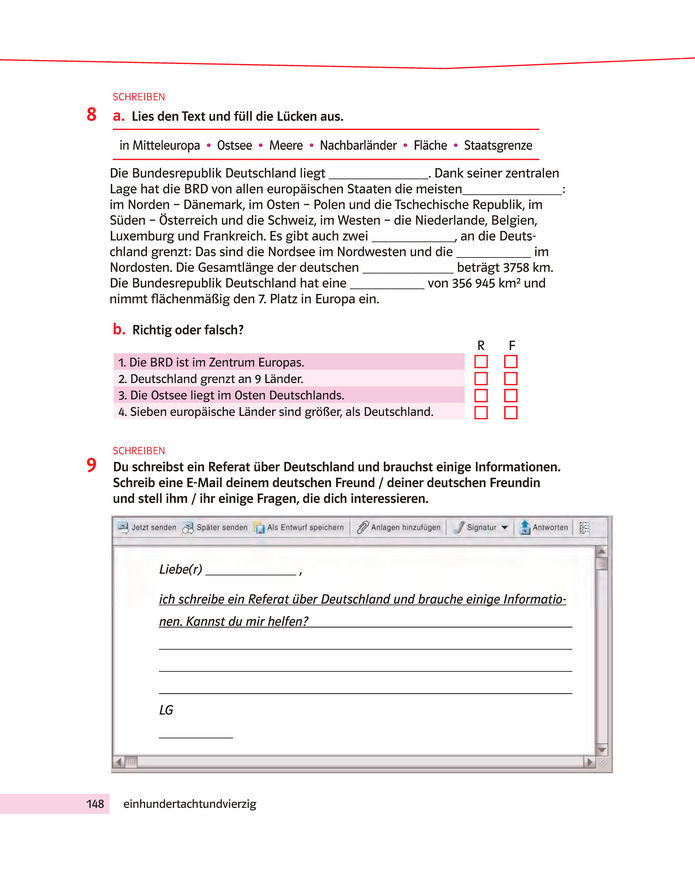 Підручник Німецька мова 8 клас Басай (2025)