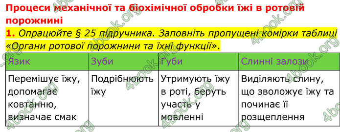 ГДЗ Зошит Біологія 8 клас Кулініч (2025)