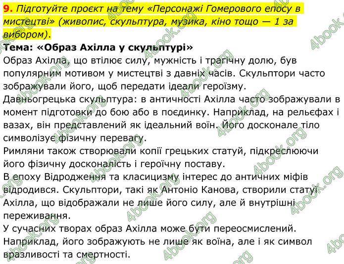 ГДЗ Зарубіжна література 8 клас Ніколенко (2025)