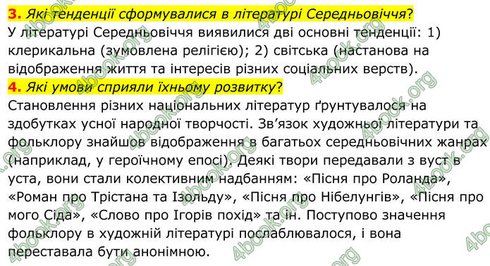 ГДЗ Зарубіжна література 8 клас Ніколенко (2025)
