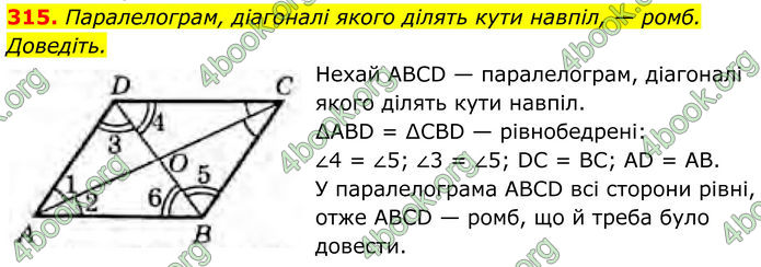 ГДЗ Геометрія 8 клас Бурда (2025)