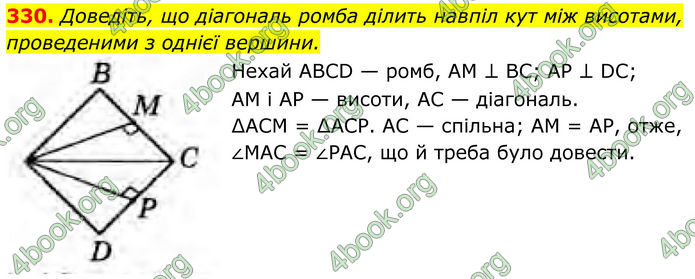 ГДЗ Геометрія 8 клас Бурда (2025)