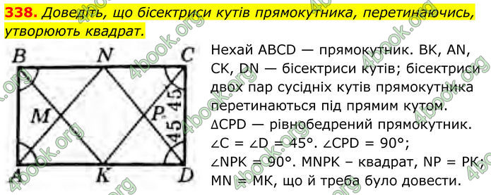 ГДЗ Геометрія 8 клас Бурда (2025)