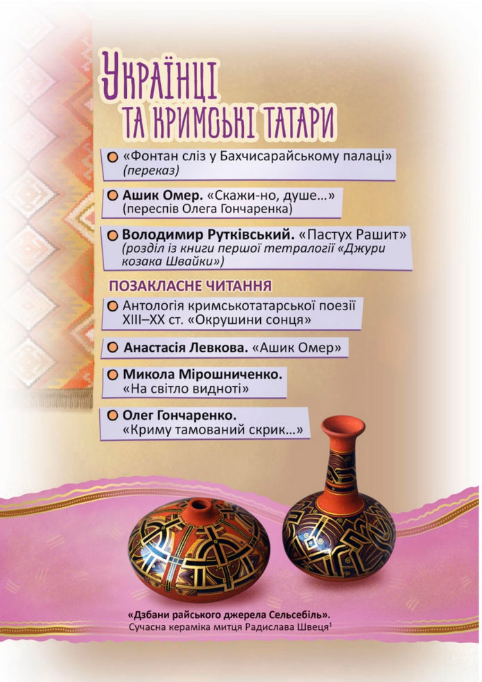 Підручник Українська література 8 клас Калинич (2025)