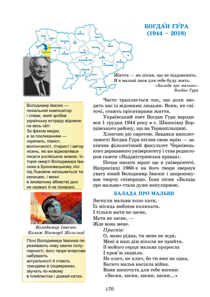 Підручник Українська література 8 клас Калинич (2025)