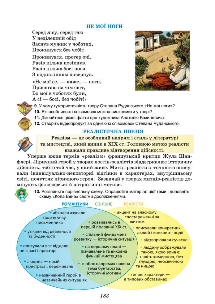 Підручник Українська література 8 клас Калинич (2025)