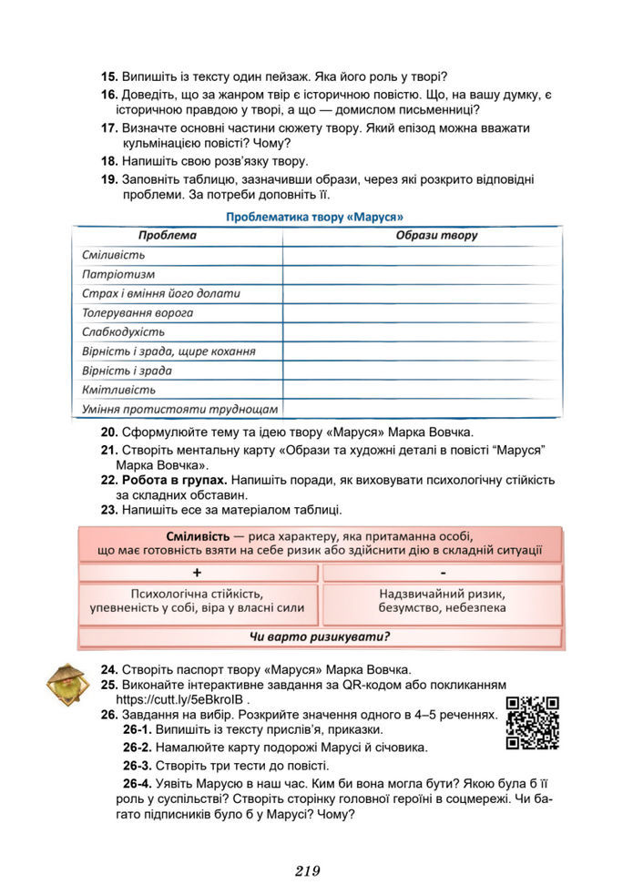 Підручник Українська література 8 клас Калинич (2025)