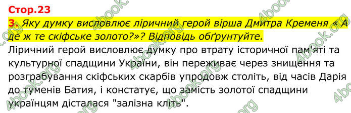 ГДЗ Українська література 8 клас Калинич