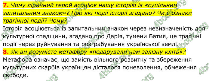ГДЗ Українська література 8 клас Калинич