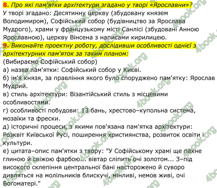 ГДЗ Українська література 8 клас Калинич