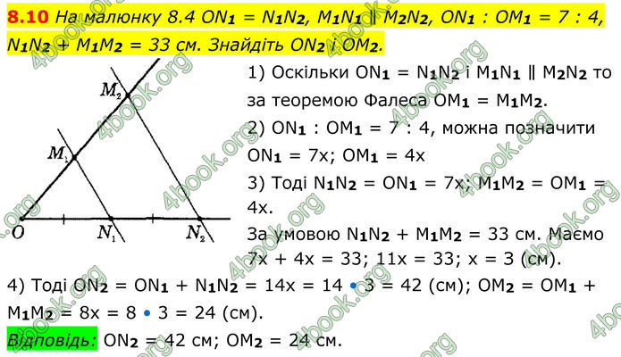 ГДЗ Геометрія 8 клас Істер (2025) ГДЗ Геометрія 8 клас Істер (2025)