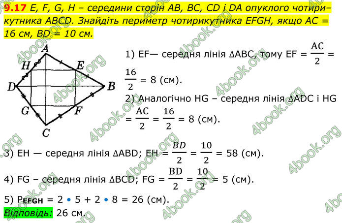 ГДЗ Геометрія 8 клас Істер (2025) ГДЗ Геометрія 8 клас Істер (2025)