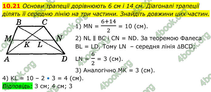 ГДЗ Геометрія 8 клас Істер (2025)