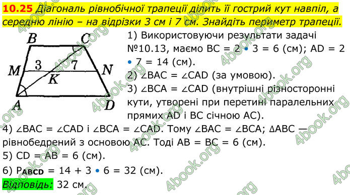 ГДЗ Геометрія 8 клас Істер (2025)