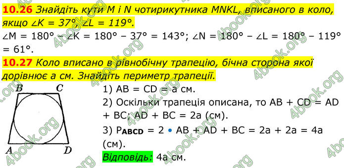 ГДЗ Геометрія 8 клас Істер (2025)