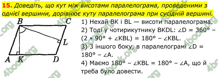 ГДЗ Геометрія 8 клас Істер (2025)
