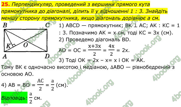 ГДЗ Геометрія 8 клас Істер (2025)