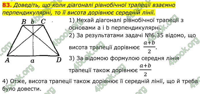 ГДЗ Геометрія 8 клас Істер (2025)