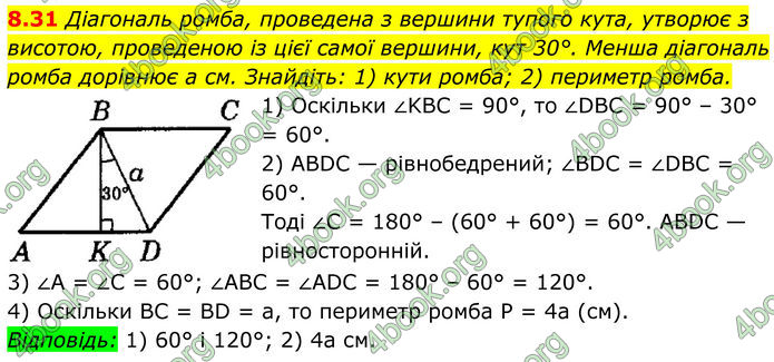 ГДЗ Математика 8 клас Істер (2025) - 1 ЧАСТИНА