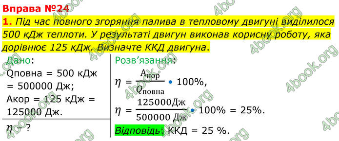 ГДЗ Фізика 8 клас Бар'яхтар (2025)