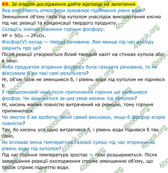 ГДЗ Хімія 8 клас Григорович (2025)