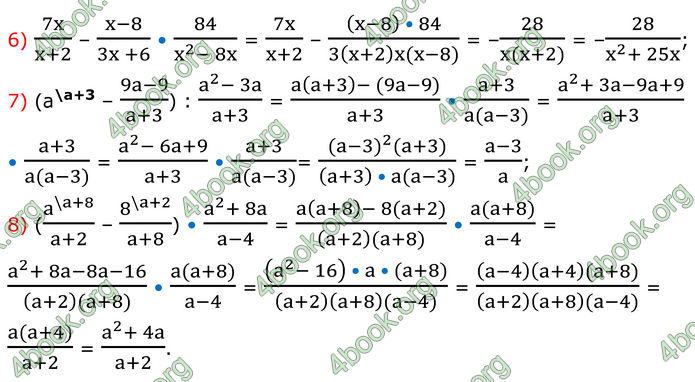 ГДЗ Алгебра 8 клас Мерзляк (2025)