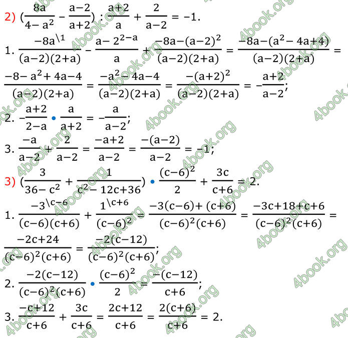 ГДЗ Алгебра 8 клас Мерзляк (2025)