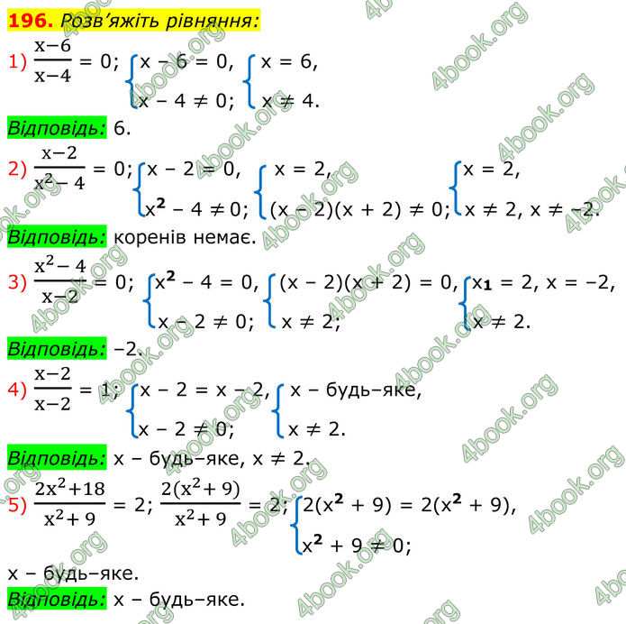 ГДЗ Алгебра 8 клас Мерзляк (2025)