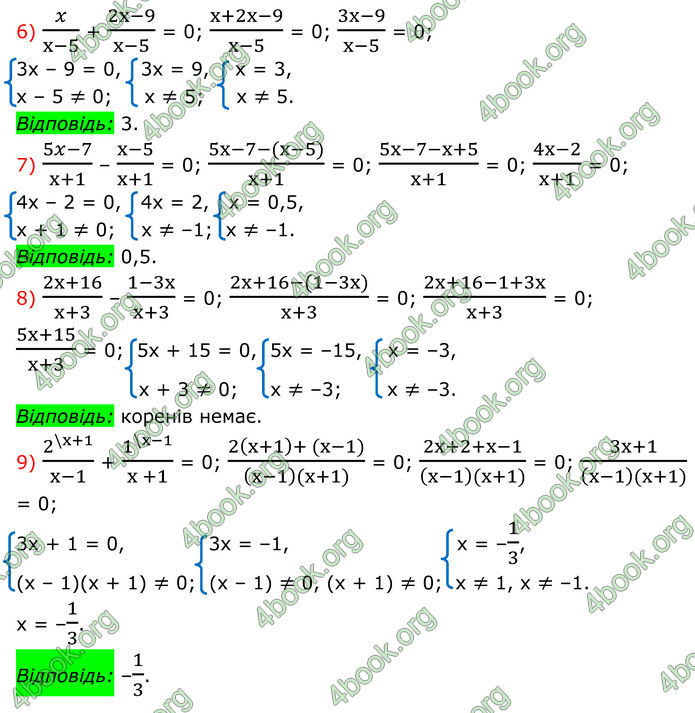 ГДЗ Алгебра 8 клас Мерзляк (2025)