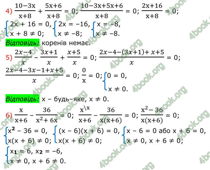 ГДЗ Алгебра 8 клас Мерзляк (2025)