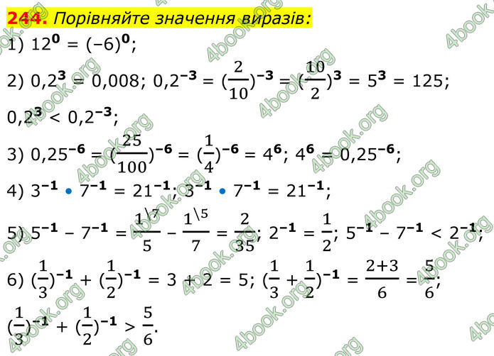 ГДЗ Алгебра 8 клас Мерзляк (2025)