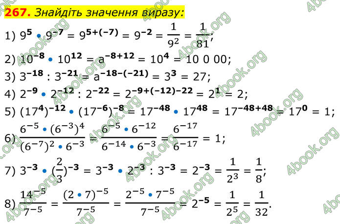 ГДЗ Алгебра 8 клас Мерзляк (2025)