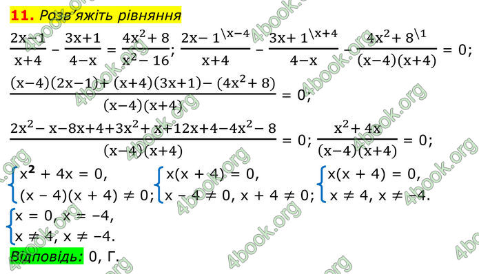 ГДЗ Алгебра 8 клас Мерзляк (2025)