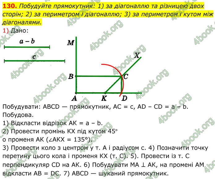 ГДЗ Геометрія 8 клас Мерзляк (2025)