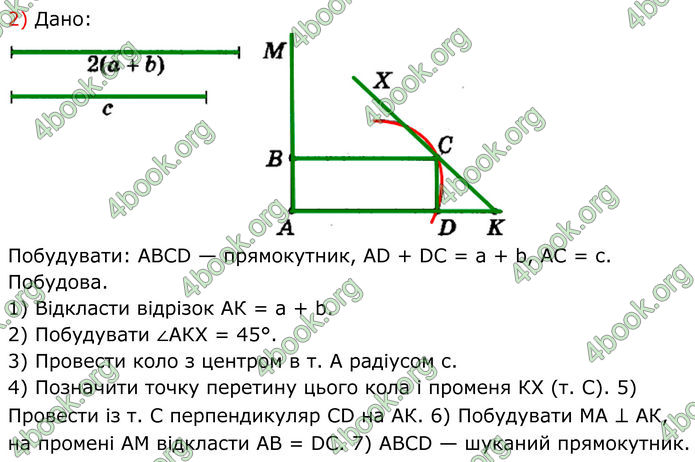 ГДЗ Геометрія 8 клас Мерзляк (2025)