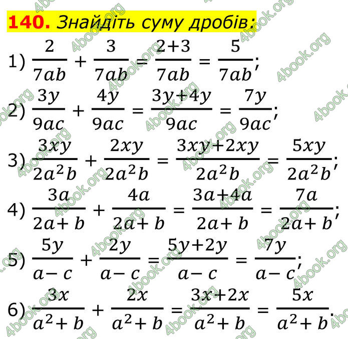 ГДЗ Алгебра 8 клас Тарасенкова (2025)
