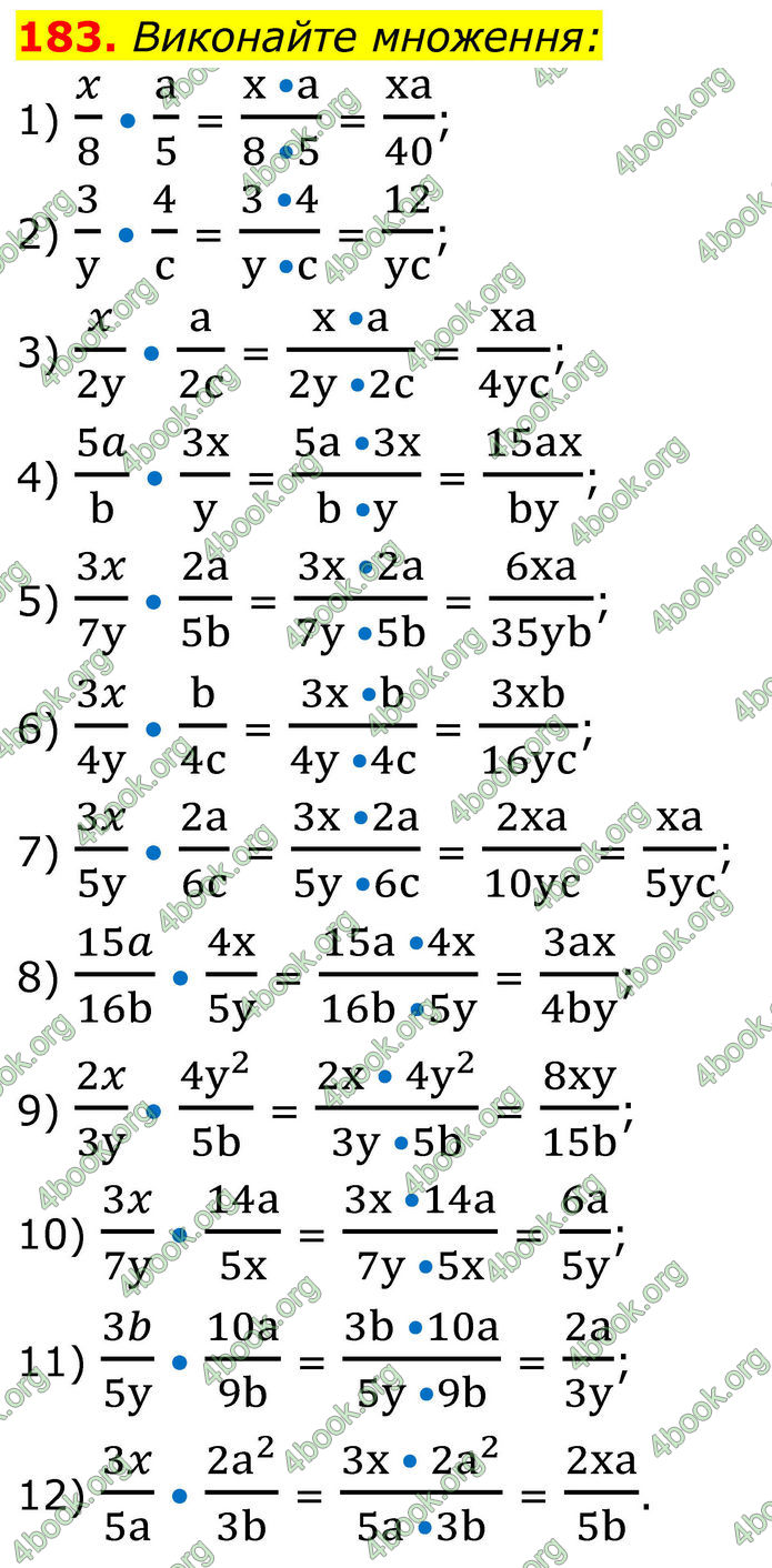ГДЗ Алгебра 8 клас Тарасенкова (2025)