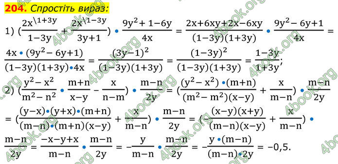 ГДЗ Алгебра 8 клас Тарасенкова (2025)