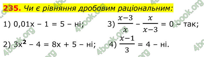ГДЗ Алгебра 8 клас Тарасенкова (2025)