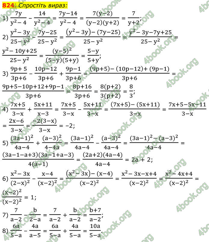 ГДЗ Алгебра 8 клас Мерзляк (2025)