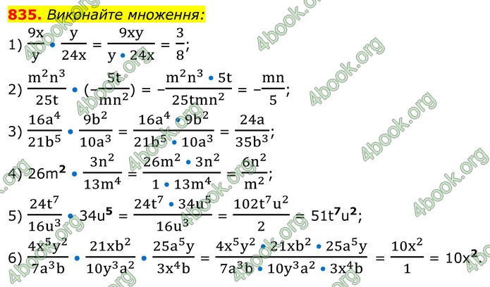 ГДЗ Алгебра 8 клас Мерзляк (2025)